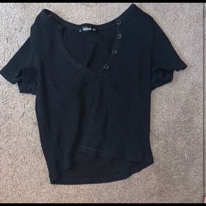BLACK SUMMER SHIRT